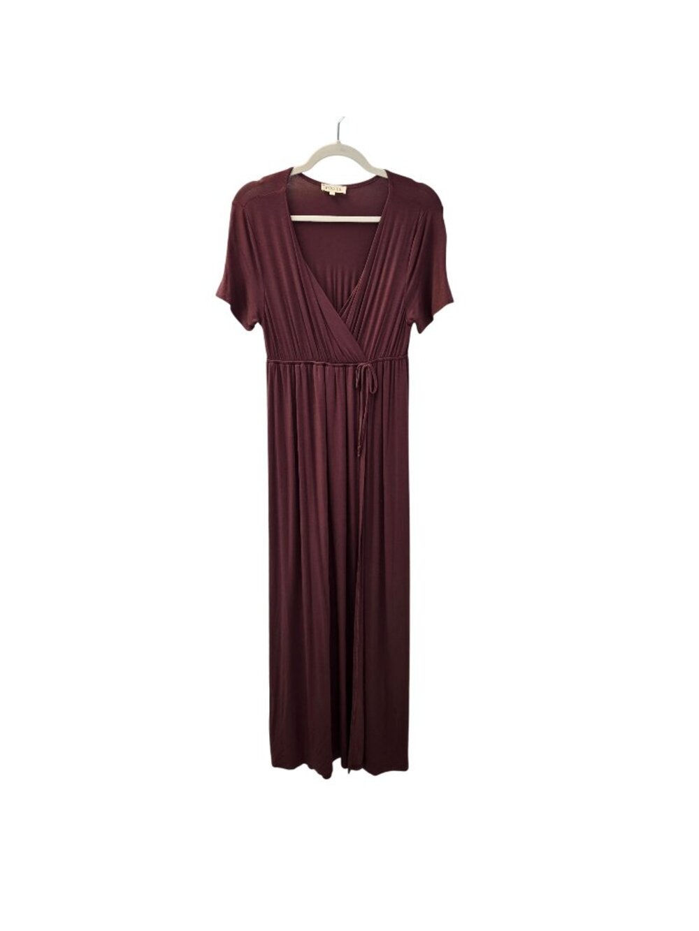 ROOLEE Modest Wrap Jersey Maxi Dress Size Small